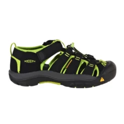 Keen NEWPORT H2 C Kinder Outdoor Sandalen BLACK/LIME GREEN