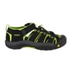 Keen NEWPORT H2 Y Kinder Outdoor Sandalen BLACK/LIME GREEN