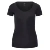 Icebreaker W MERINO SIREN SS SWEETHEART Damen Funktionsshirt BLACK