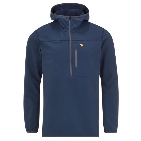 FJÄLLRÄVEN Fjällräven BERGTAGEN STRETCH HALF ZIP M Herren Softshelljacke MOUNTAIN BLUE