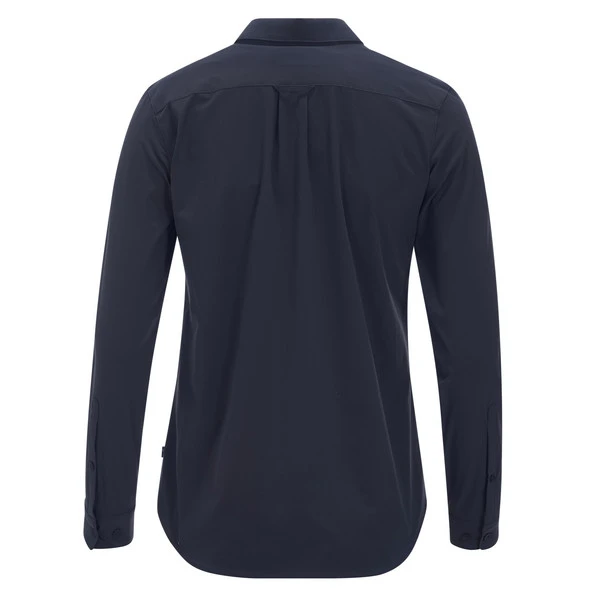 FJÄLLRÄVEN Fjällräven ÖVIK LITE SHIRT LS W Damen Outdoor Bluse NAVY – Bild 2