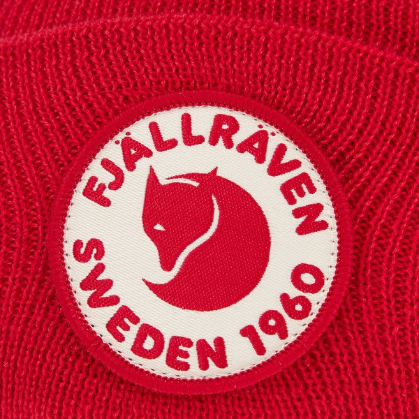 FJÄLLRÄVEN Fjällräven KIDS 1960 LOGO HAT Kinder Mütze TRUE RED – Bild 2