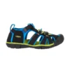 Keen SEACAMP II CNX Y Kinder Outdoor Sandalen BLACK/BRILLIANT BLUE