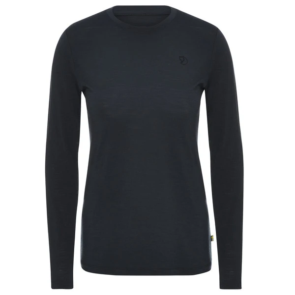 FJÄLLRÄVEN Fjällräven ABISKO WOOL LS W Damen Funktionsshirt DARK NAVY