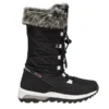 Kamik PRAIRIE Kinder Winterstiefel BLACK WHITE-NOIR BLANC