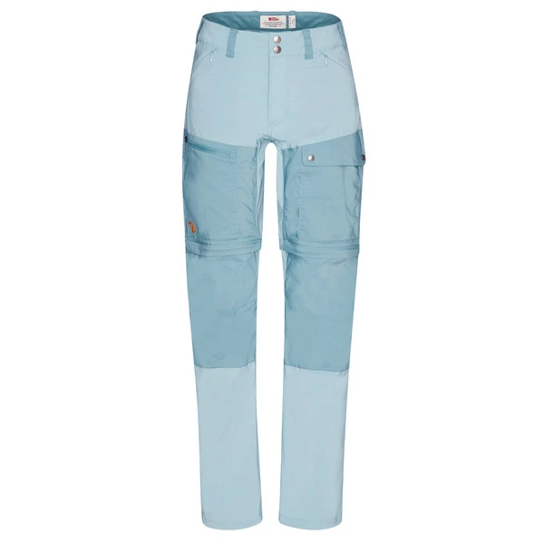 FJÄLLRÄVEN Fjällräven ABISKO MIDSUMMER ZIP OFF TROUSERS W Damen Trekkinghose MINERAL BLUE-CLAY BLUE