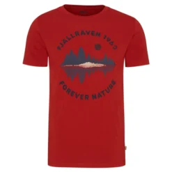 FJÄLLRÄVEN Fjällräven FOREST MIRROR T-SHIRT M Herren T-Shirt DEEP RED
