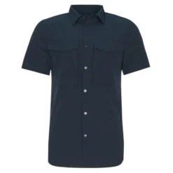 FJÄLLRÄVEN Fjällräven ABISKO TREKKING SHIRT SS M Herren Outdoor Hemd DARK NAVY