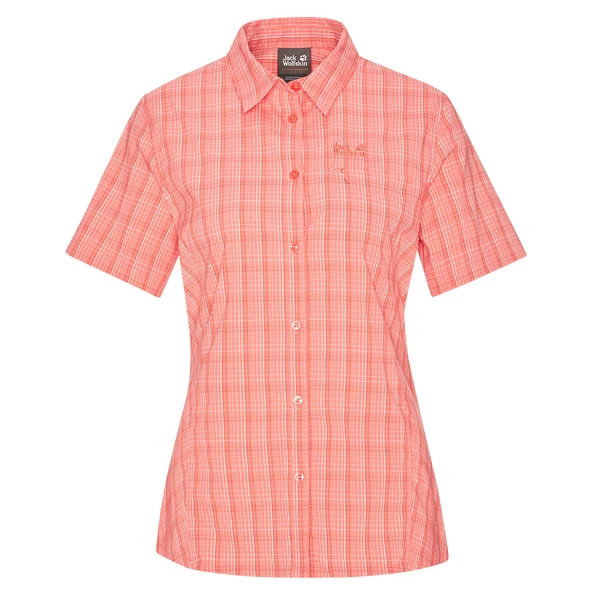 Jack Wolfskin CENTAURA SHIRT W Damen Outdoor Bluse DESERT ROSE CHECKS