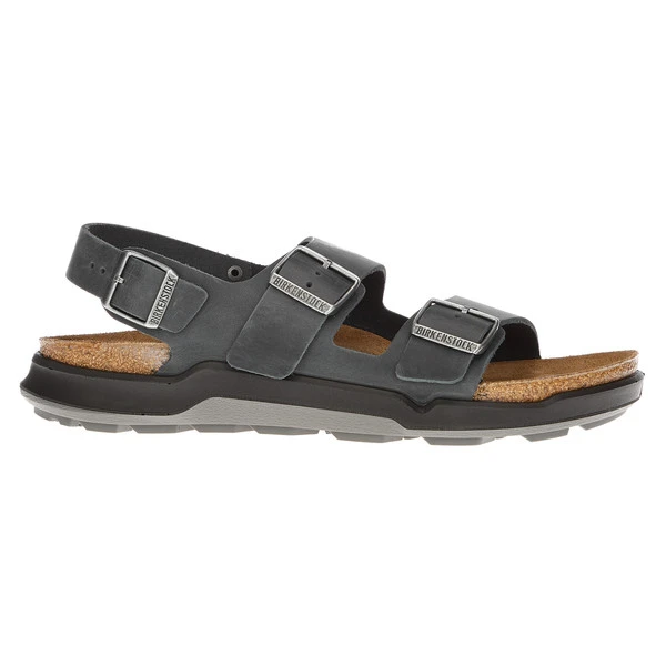 Birkenstock MILANO CT FL ARTIC OLD Herren Outdoor Sandalen SCHWARZ