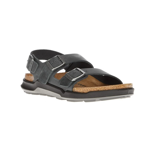 Birkenstock MILANO CT FL ARTIC OLD Herren Outdoor Sandalen SCHWARZ – Bild 2