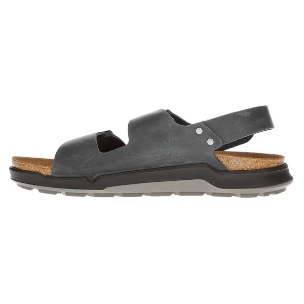 Birkenstock MILANO CT FL ARTIC OLD Herren Outdoor Sandalen SCHWARZ – Bild 3