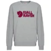 Fjällräven FJÄLLRÄVEN LOGO SWEATER M Herren Sweatshirt GREY-MELANGE