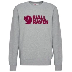 Fjällräven FJÄLLRÄVEN LOGO SWEATER M Herren Sweatshirt GREY-MELANGE