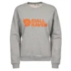 Fjällräven FJÄLLRÄVEN LOGO SWEATER W Damen Sweatshirt GREY-MELANGE