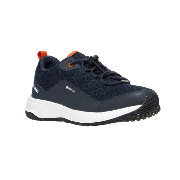 Viking ELEVATE LOW F GTX Kinder Freizeitschuhe NAVY/ORANGE – Bild 2