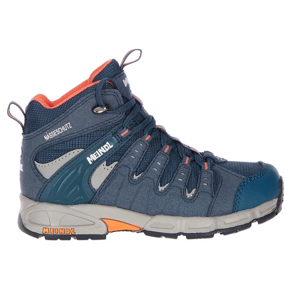 Meindl SNAP JUNIOR MID Kinder Wanderstiefel NAVY/ORANGE