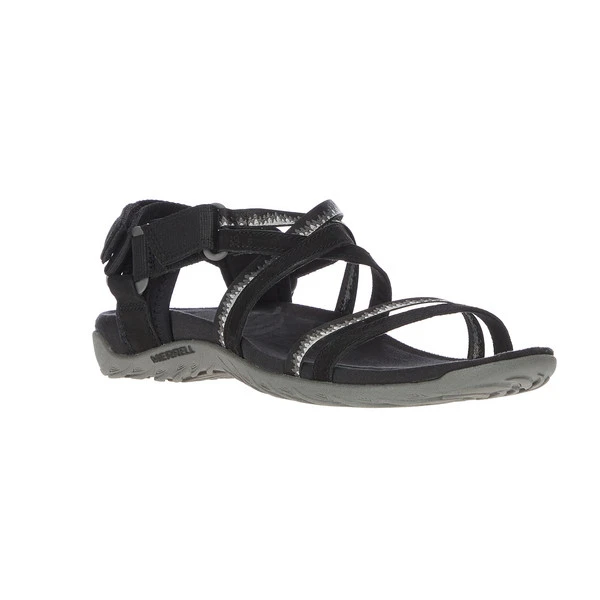 Merrell TERRAN 3 CUSH LATTICE Damen Freizeitsandalen BLACK – Bild 2