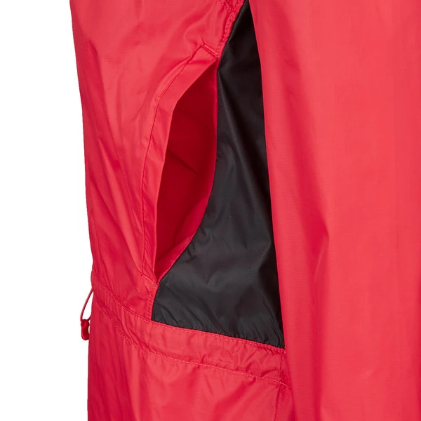 The North Face W AO WIND JACKET Damen Windbreaker HORIZON RED-ASPHALT GREY – Bild 4