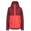 Rab DOWNPOUR ECO JACKET W' S Damen Regenjacke DEEP HEATHER/RED GRAPEFRUI