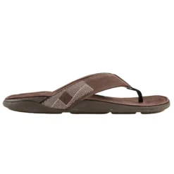 Olukai TUAHINE Herren Freizeitsandalen DK WOOD/DK WOOD