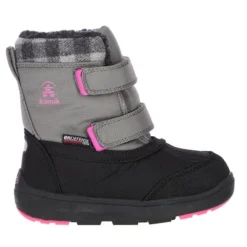 Kamik SPARKY2 Kinder Winterstiefel GREY FUSCHIA-GRIS FUSCHIA