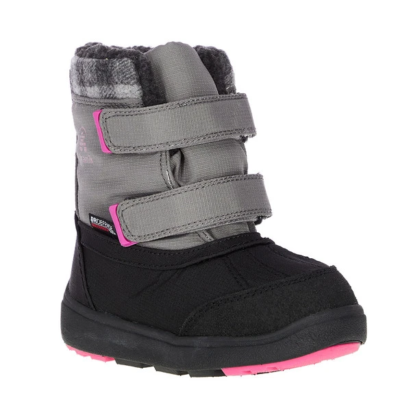 Kamik SPARKY2 Kinder Winterstiefel GREY FUSCHIA-GRIS FUSCHIA – Bild 2