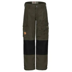 FJÄLLRÄVEN Fjällräven KIDS VIDDA PADDED TROUSERS Kinder Trekkinghose DEEP FOREST