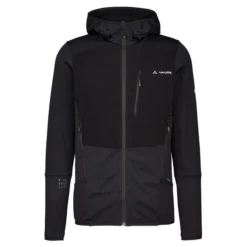 Vaude MONVISO HOODED GRID FLEECE JACKET Herren Fleecejacke BLACK