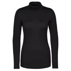 Icebreaker W MERINO 260 TECH LS TURTLENECK Damen Funktionsshirt BLACK