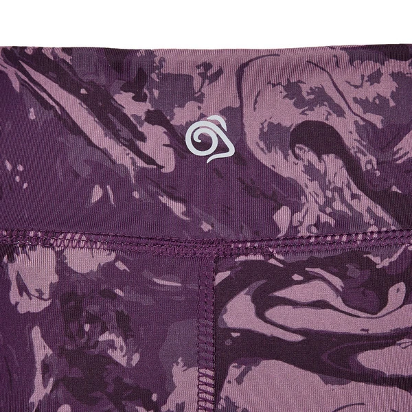 Craghoppers KIWI LEGGINS Kinder Leggings DAMSON PRINT – Bild 4