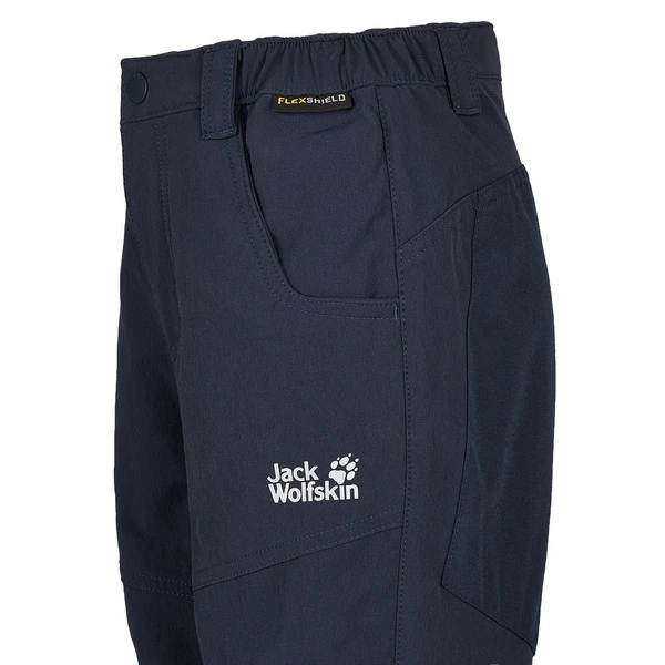 Jack Wolfskin RASCAL WINTER PANTS Kinder Softshellhose NIGHT BLUE – Bild 4