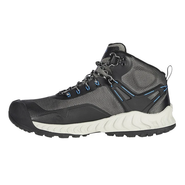 Keen NXIS EVO MID WP M Herren Wanderstiefel MAGNET/BRIGHT COBALT – Bild 3