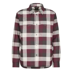 Jack Wolfskin FELSENWEG INS SHIRT M Herren Outdoor Hemd CORDOVAN RED CHECKS