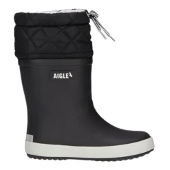 Aigle GIBOULEE 2 Kinder Gummistiefel Gefüttert NOIR/BLANC