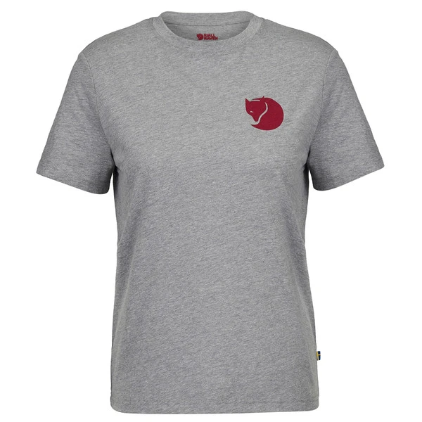FJÄLLRÄVEN Fjällräven FOX BOXY LOGO TEE W Damen T-Shirt GREY-MELANGE