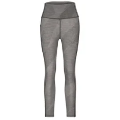 Icebreaker WOMEN FASTRAY HIGH RISE TIGHTS GRIDLINES Damen Leggings METRO HTHR/BLACK/AOP