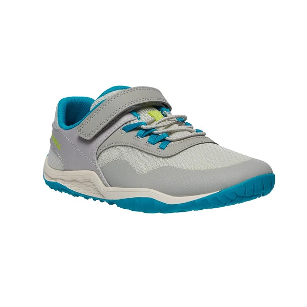 Merrell TRAIL GLOVE 7 A/C Kinder Barfußschuhe GREY/BLUE/LIME – Bild 2
