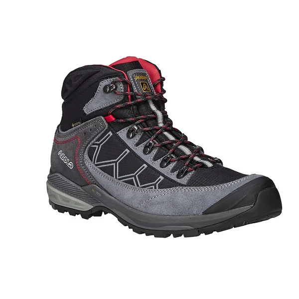 Asolo FALCON EVO GV MM Herren Wanderstiefel GREY/BLACK – Bild 2