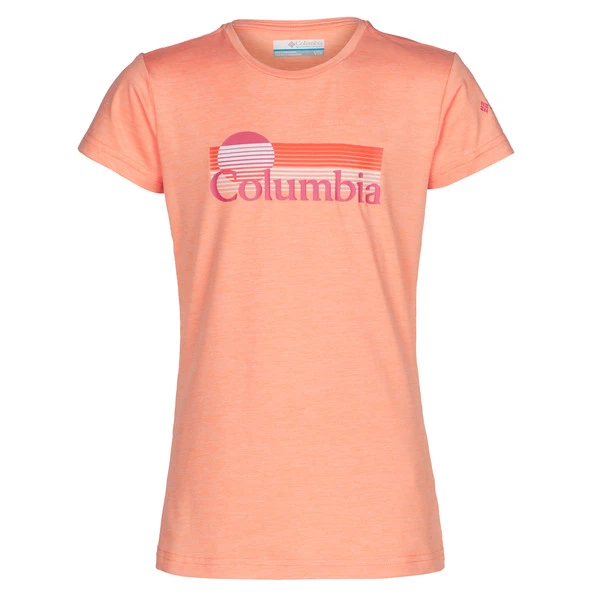 Columbia MISSION PEAK SHORT SLEEVE GRAPHIC SHIRT Kinder Funktionsshirt ORANGE