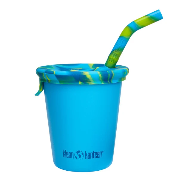 Klean Kanteen KID KANTEEN KID STEEL CUP (KID STRAW LID) Becher HAWAIAN OCEAN