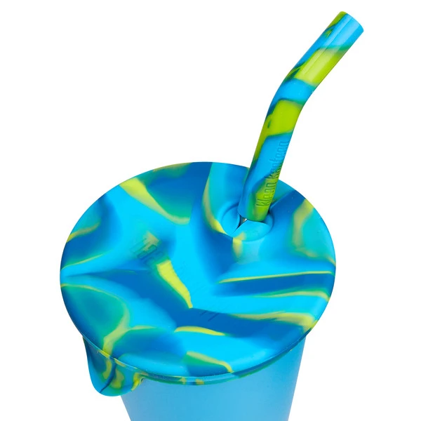 Klean Kanteen KID KANTEEN KID STEEL CUP (KID STRAW LID) Becher HAWAIAN OCEAN – Bild 2