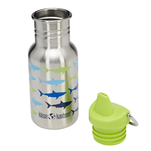 Klean Kanteen CLASSIC NARROW EINWANDIG, 355 ML, SIPPY CAP Trinkflasche SHARKS – Bild 3