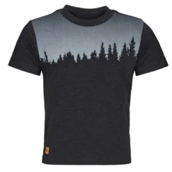 Tentree K JUNIPER T-SHIRT Kinder T-Shirt METEORITE BLACK HEATHER