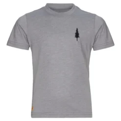 Tentree K GOLDEN SPRUCE T-SHIRT Kinder Funktionsshirt GREY HEATHER