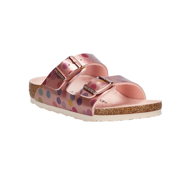 Birkenstock ARIZONA KIDS BF Kinder Freizeitsandalen ELECTRIC METALLIC DOTS COPPER – Bild 2