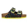 Birkenstock ARIZONA KIDS MF Kinder Freizeitsandalen DIGITAL DOTS BLACK