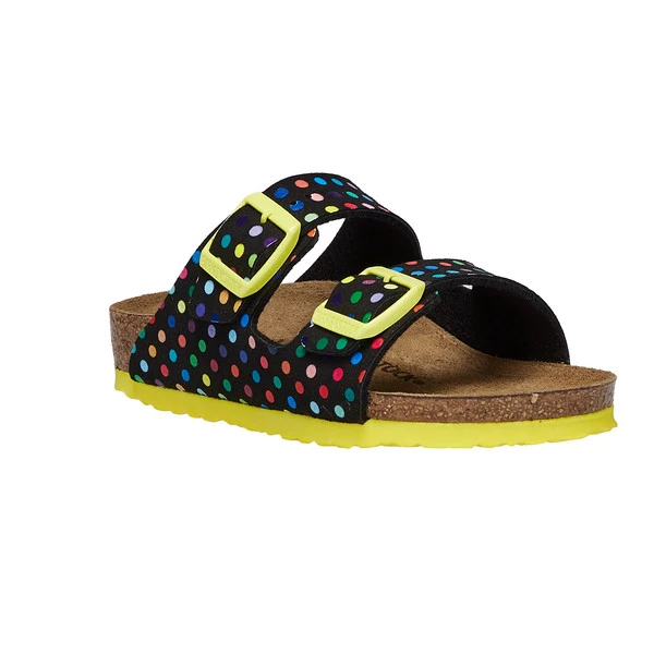 Birkenstock ARIZONA KIDS MF Kinder Freizeitsandalen DIGITAL DOTS BLACK – Bild 2