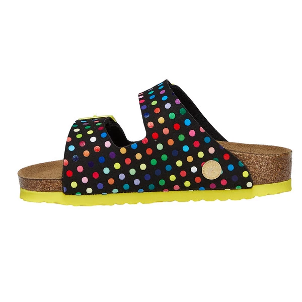 Birkenstock ARIZONA KIDS MF Kinder Freizeitsandalen DIGITAL DOTS BLACK – Bild 3