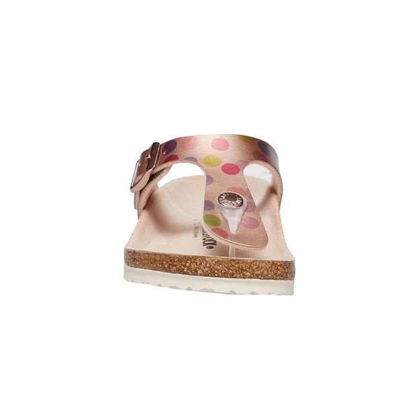 Birkenstock GIZEH KIDS BF Kinder Freizeitsandalen ELECTRIC METALLIC DOTS COPPER – Bild 4